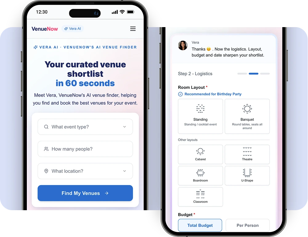 Vera, the AI venue finder